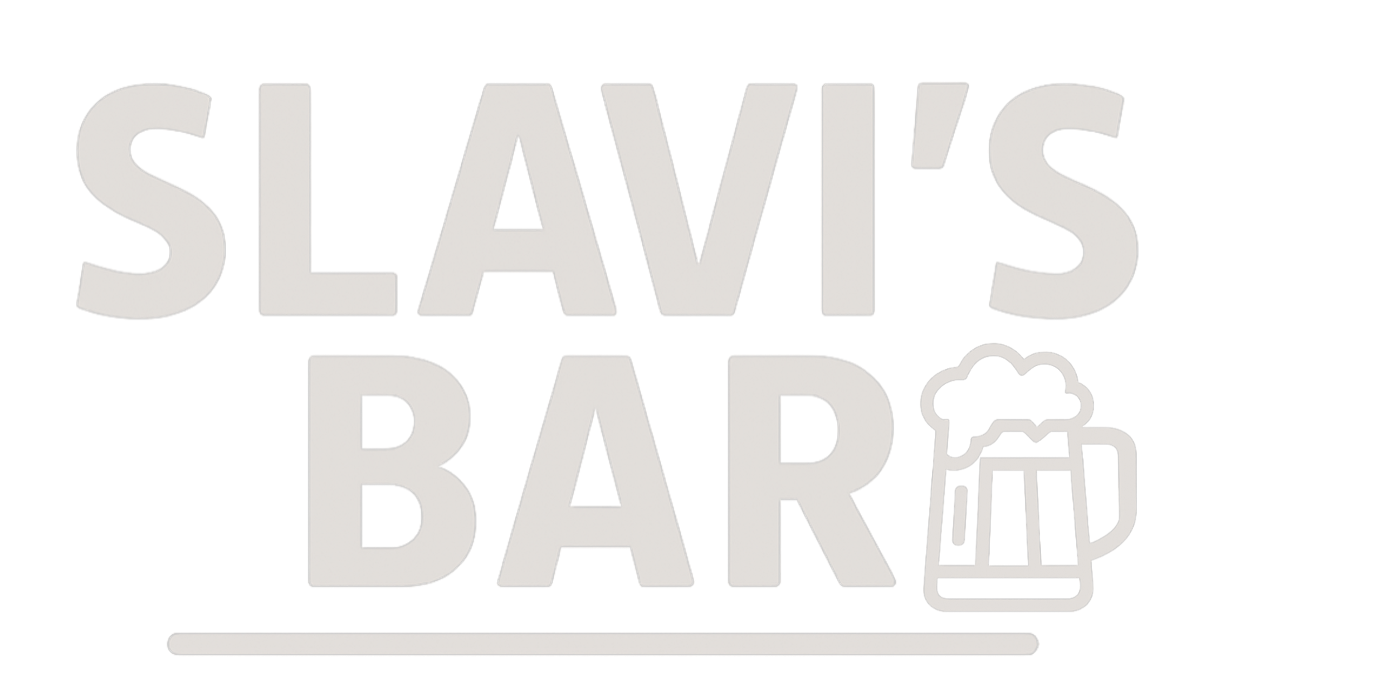 Slavi's Bar Logo Navigation